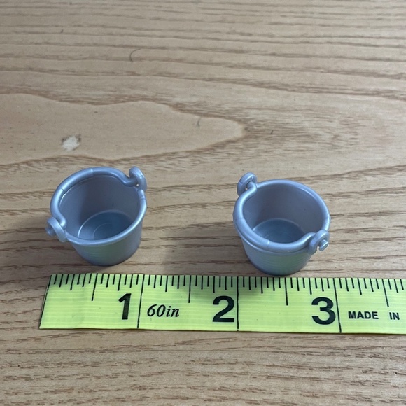 Lil Woodzeez Hopin Farmers Market 2 Buckets Pail Calico Critters Set Replacement - Picture 4 of 4